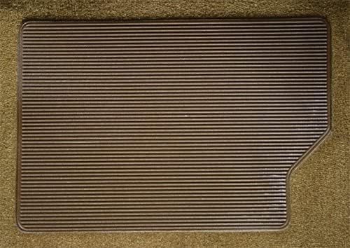 ACC Black Molded Carpet Compatible with 1975-1979 Ford F-100 Regular Cab, 4 Wheel Drive, Automatic & 4 Speed - Includes Heel Pad & Jute Backing