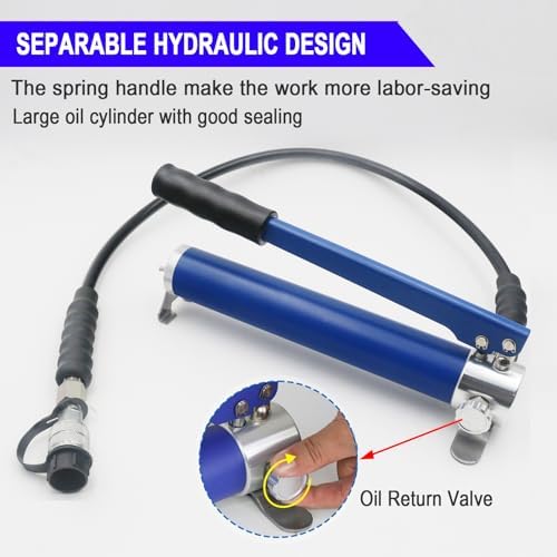 hydraulic ac crimping tool ac hose crimper manual, close-up detail
