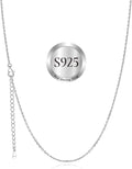 silvercute 925 sterling silver necklace for women,1mm/1.3mm/1.5mm/1.6mm thin, main product view