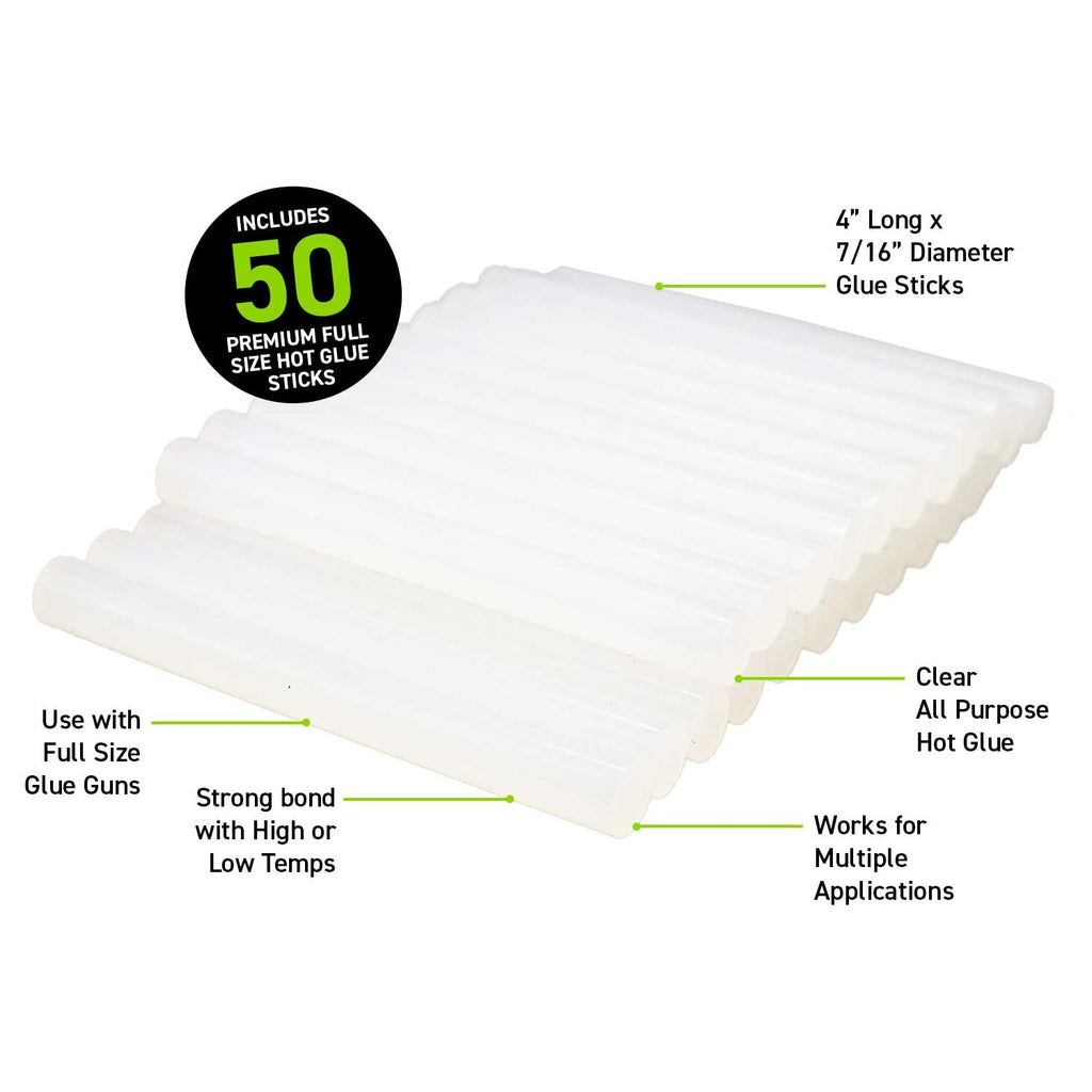 surebonder full size all purpose clear 4" hot, package contents