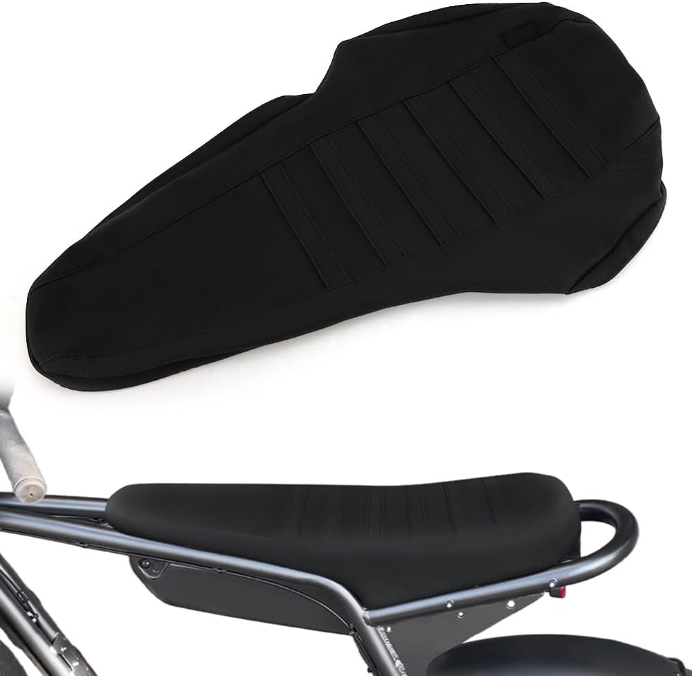 Non-Slip Seat Cover Fit for Super73 Z-Series (Z1, ZX, Z Miami) | PVC Leather Waterproof, Abrasion Resistant, Raised Center Grip, Direct OEM Replacement, Professional Install Required