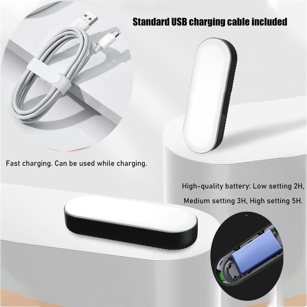 Car Trunk Light for Jeep Wrangler 2025 Magnetic Rechargeable Lights USB Rechargeable Reading Light Touch Switch Ambient Light