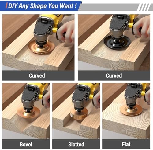 burmong 14pcs wood carving disc set for angle, package contents