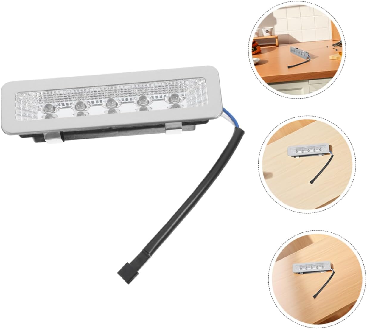 2pcs LED Range Hood Light Bulbs Replacement Compatible Kitchen Vent Hood Energy Efficient Bright for Home Use