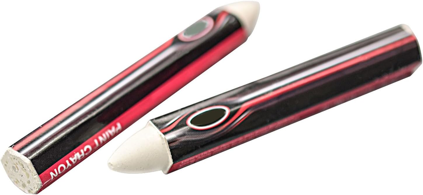 Multipurpose Double Head Tire Pen Smooth Writing Wax Markers Suitable for Vehicle Maintenance Fade White Wax Tire Marker Pen