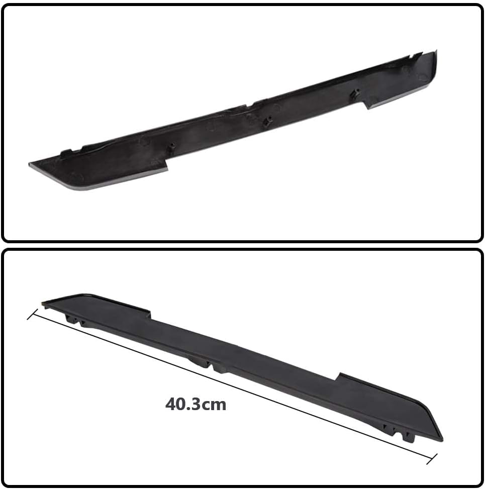 G-PLUS Front Air Vent Hood Scoops Compatible with Ford Mustang GT V8 2005 2006 2007 2008 2009 Racing Style, Black