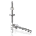 lionmax 12pcs 1/2" x 5-1/2" stainless steel concrete, main product view