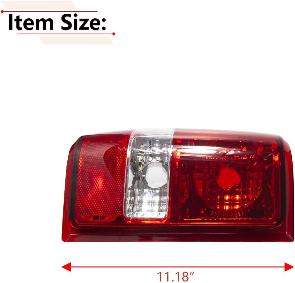 RLB-HILON Left Side Rear Tail Light Assembly for Ford Ranger 2006-2011