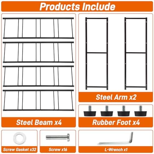 16-tray water cooler jug rack - heavy duty on a desk or shelf