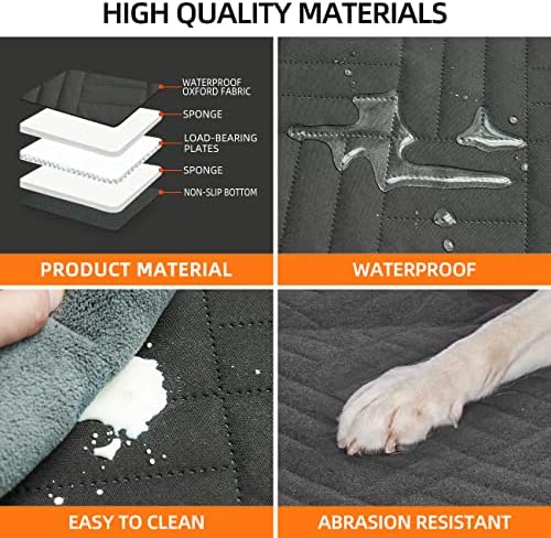 yjgf hard bottom dog car seat cover for showing dimensions