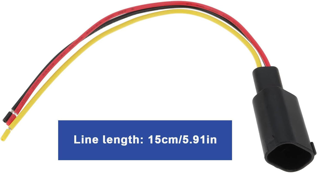 Motorcycle 3-Pin GPS Repair Connector 83300413585 Compatible with BMW Rt Gs R F St GT GT, 611656