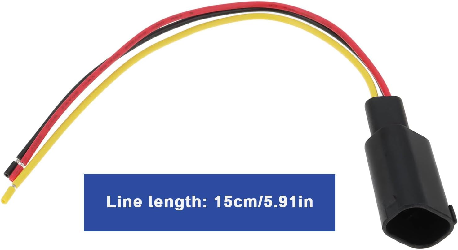 Motorcycle 3-Pin GPS Repair Connector 83300413585 Compatible with BMW Rt Gs R F St GT GT, 611656