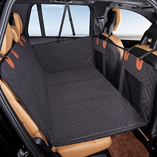 yjgf hard bottom dog car seat cover for, front angle view