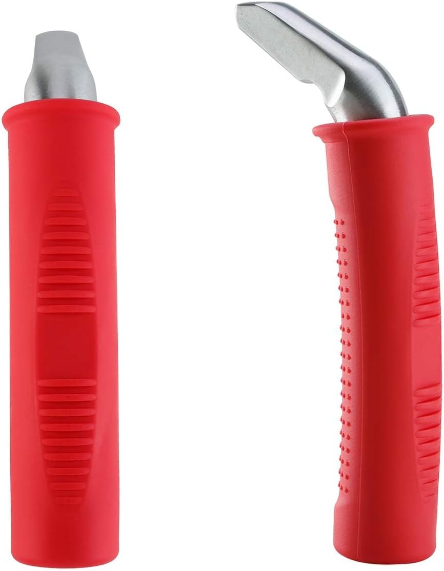Valorcielo Car Door Handle for Elderly, 300 lb Support, Red 2 Pack | Auto cane portable vehicle support handle with non-slip grip, a car door assist bar for more confident entry and exit
