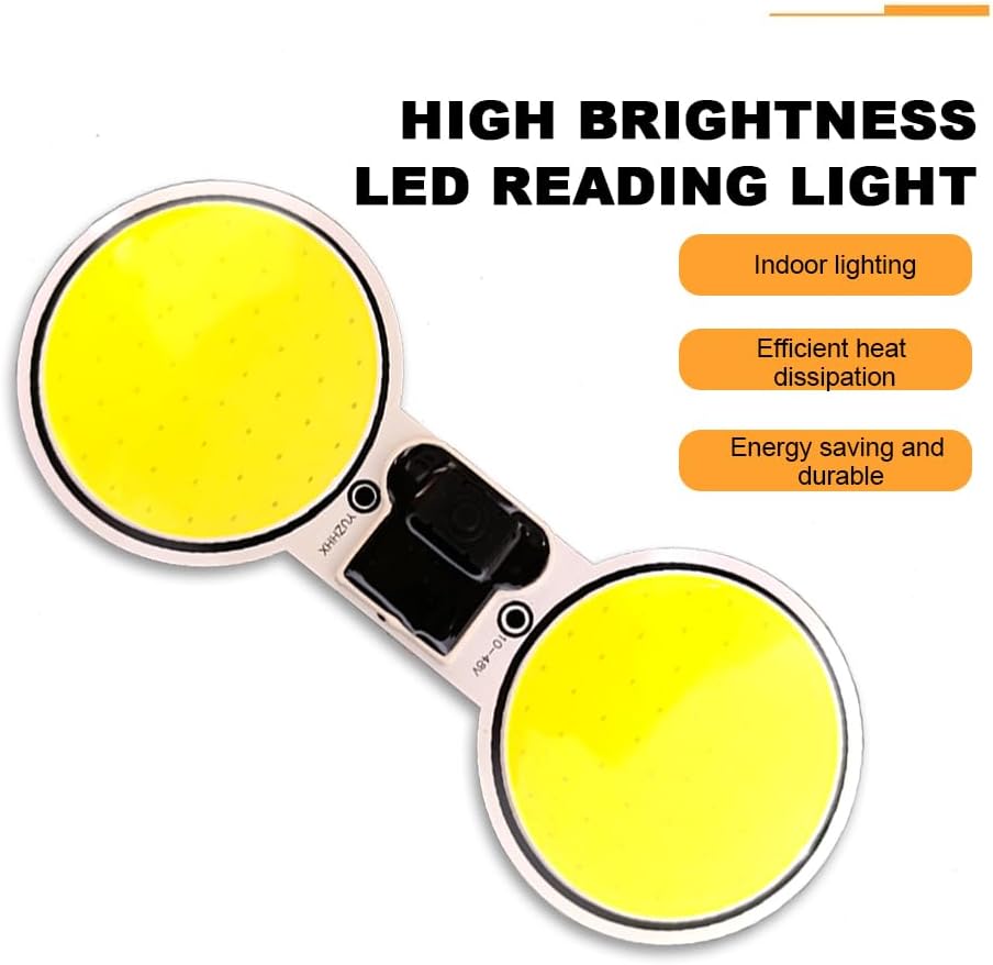 This 10-48V universal COB compartment lamp cab lamp is suitable for camper, truck, van, RV, trailer, boat, car, containerUltra-thin, ultra-bright, long service life, 108 COB chips