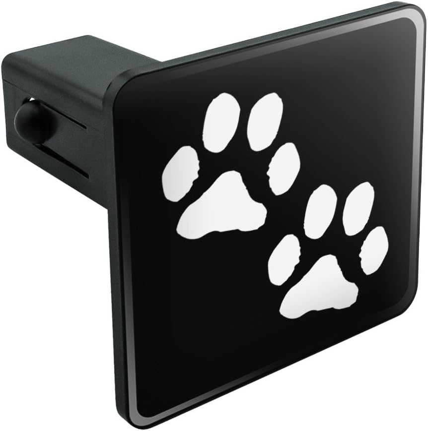 GRAPHICS & MORE Paw Prints Tow Trailer Hitch Cover Plug Insert 1 1/4 inch (1.25")