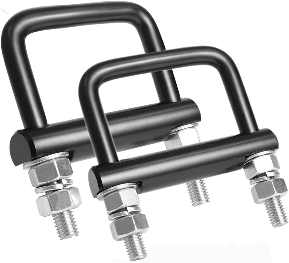 CZC AUTO Hitch Clamp Anti-Rattle Stabilizer Hitch Tightener for 2 Inch Hitches of Trailers SUV Vans RV Hitch Tray Cargo Carrier Bike Rack Trailer Ball Mount 2 Pack