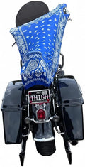 THIGHBRUSH® - Azul - Water Repellent Motorcycle Cover and Sunshade (Blue) | Keep Your Bike Seat Cool and Dry
