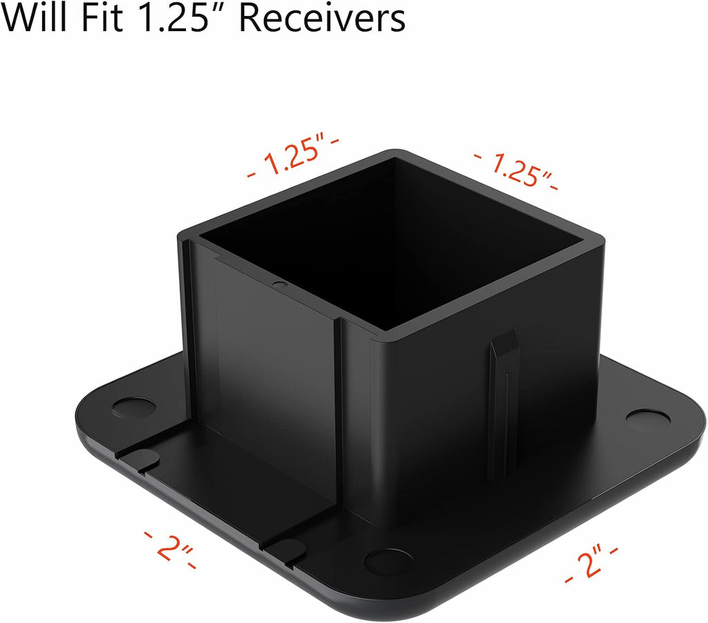 Bear Dog Paw Foot Hitch Cover Tube Plug Insert Fits 1.25" Receivers