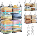 hanging closet organizer with diy spacing, double-row closet, main product view