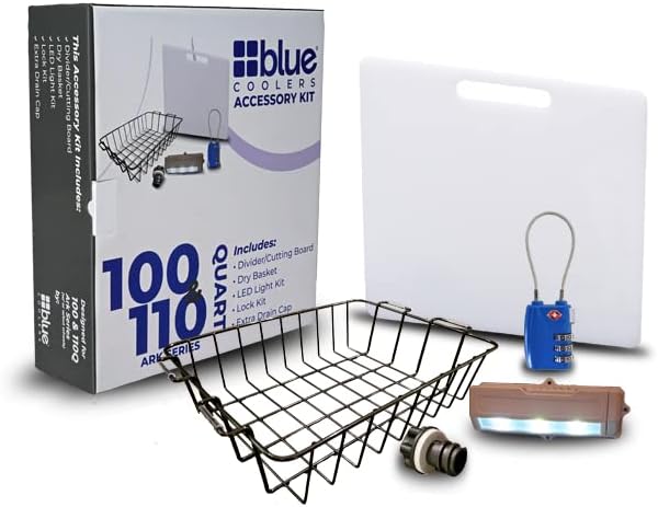 blue coolers unique cooler accessory kit (includes divider/cutting shown in use