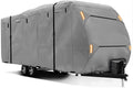RV Cover for Forest River Rockwood Geo Pro 20fbs 2022-2026, Heavy Duty Water Resistant Travel Trailer Motorhome Cover with Windproof Straps All-Weather Camper Cover