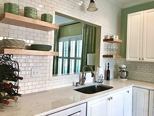 slimline 12” floating shelf bracket, 150 lb weight, front angle view