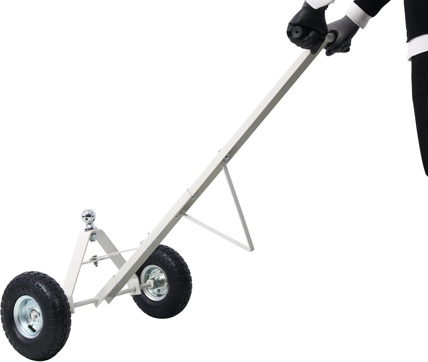 Heavy-Duty Trailer Dolly with Pneumatic Tires - 600 Lb Capacity - Easy Maneuverability for Boats, Utility, and Jet Scooter Trailers