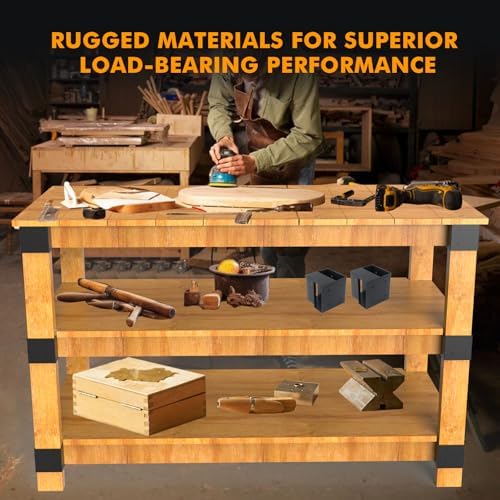 heavy duty workbench bracket kit - 8 pcs, package contents