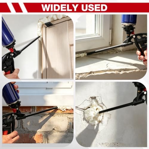 shall 2-pack professional expanding foam spray gun on a desk or shelf