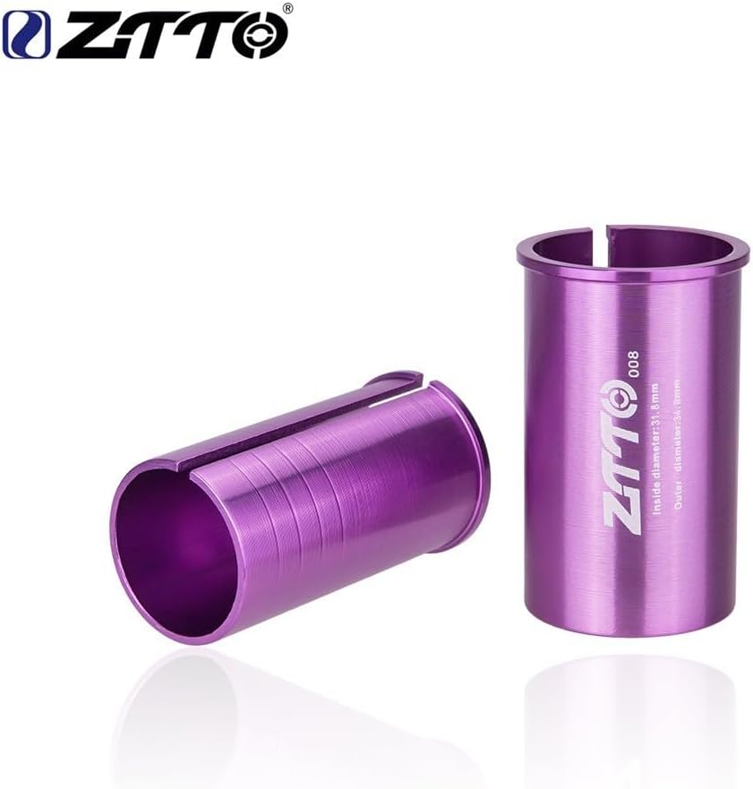 Bicycle Seat Post Reducer Adapter Sleeve Tube Shim for Seatpost Conversion Made with CNC Aluminum Alloy