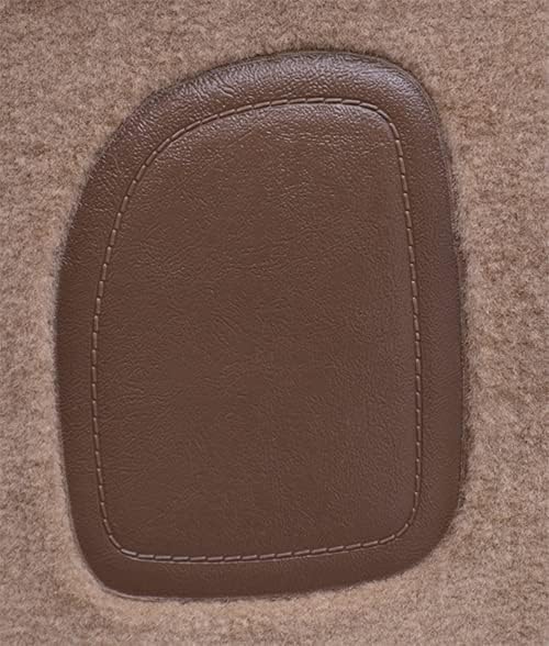 Replacement Auto Carpet Floor Liner - Molded Cutpile - fits 2015-2019 Ford F-150 Regular Cab (Black)