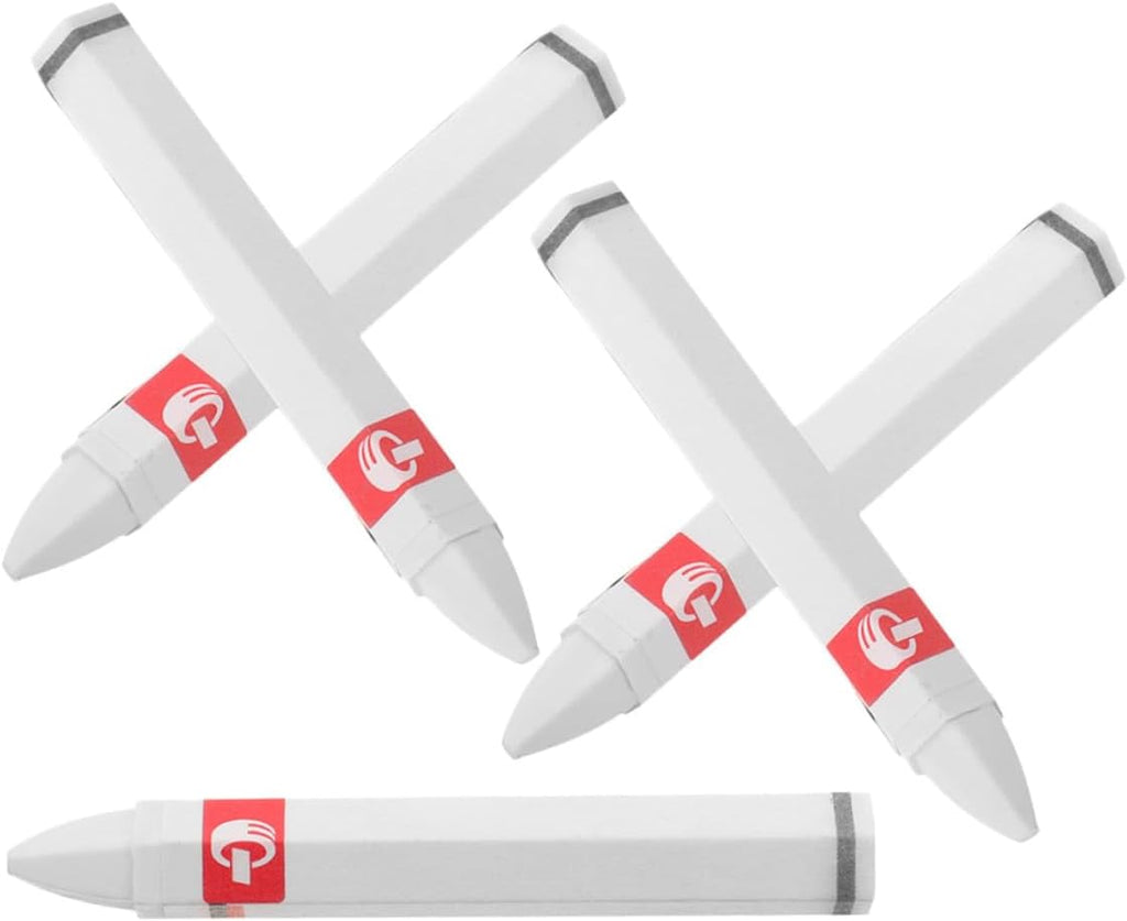 PRETYZOOM Tire Marking Pen, 3.93 in White Wax Chalk Marker for High-Visibility Temporary Tire Spot Identification & Quick Repair, for Car, Motorcycle & Bicycle Maintenance