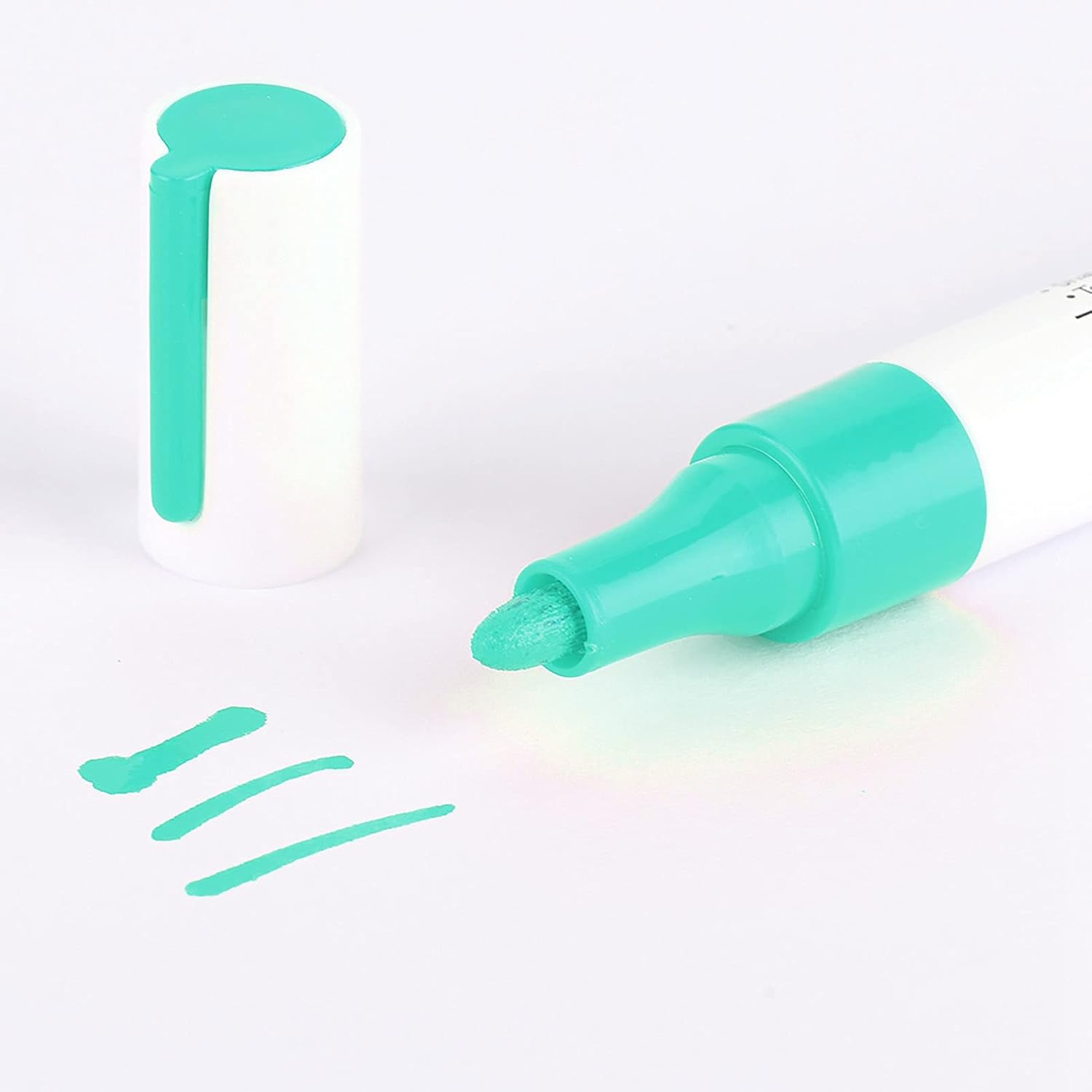 aqxreight Tire Paint Pen for Cars Trucks and SUVs Quick Drying Marking Pen for Rubber Metal Wood Glass Plastic Cardboard and Professional Grade Paint Marker with Lasting Pigment