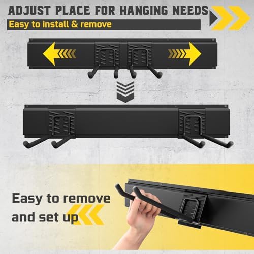 64" garage wall tool organizer, 900 lbs heavy showing dimensions