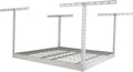 saferacks 4x4 overhead garage storage rack, white, 24"-45", main product view