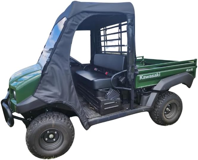 KAW401-DRF-BZS Soft Doors & Rear Window Combo for 2009-2023 Kawasaki Mule 4000 and 4010 Models
