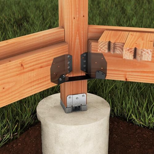 simpson strong-tie aba46z aba zmax galvanized adjustable standoff, package contents