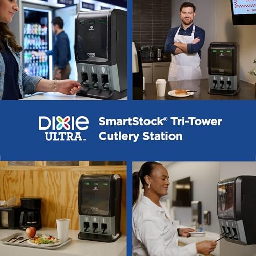 dixie ultra® smartstock® mini tri-tower cutlery dispenser by, view 10