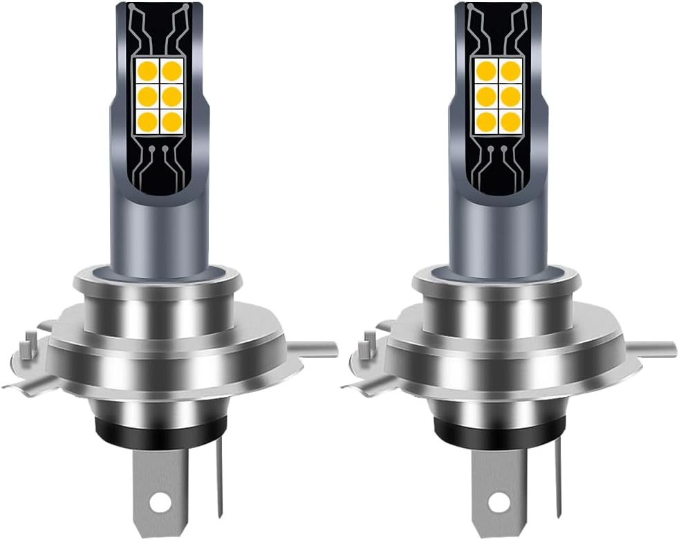 Super-Bright Bulb for Polaris Trail Boss 250 1988-1999, 25000LM 3000K Yellow, Plug n Play, for Off Road, Pack of 2