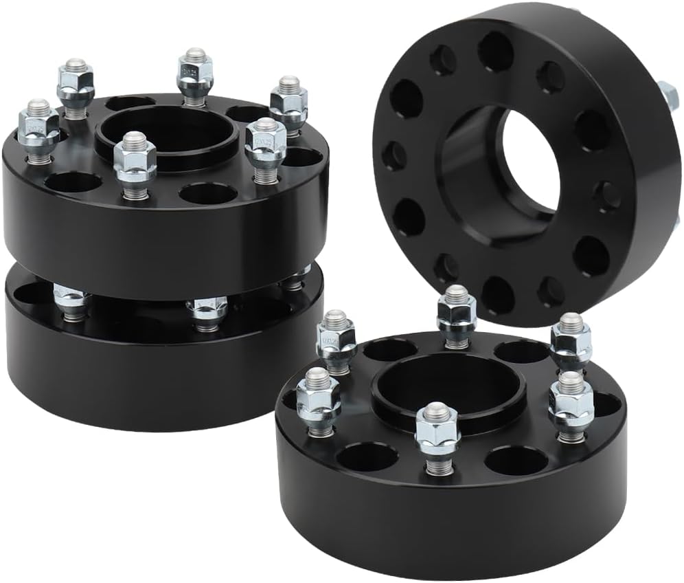 IRONTEK 6x5.5in Wheel Spacers Fit for Infiniti 2004-2010 QX56, for Nissan 2005-2015 Armada/ 2004-2020 Titan, Forged 2" Thread Pitch M12x1.25 Hub Bore 77.8mm 6x139.7mm to 6x139.7mm 4PCS