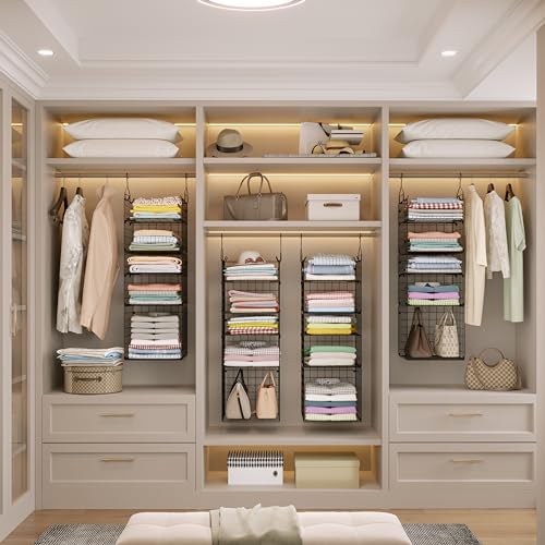 x-cosrack hanging closet organizer and storage - 5-tier, package contents