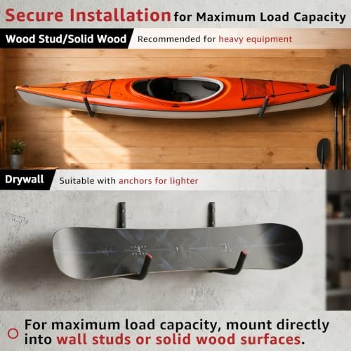 18-piece heavy duty garage storage hooks - 6x15” showing dimensions