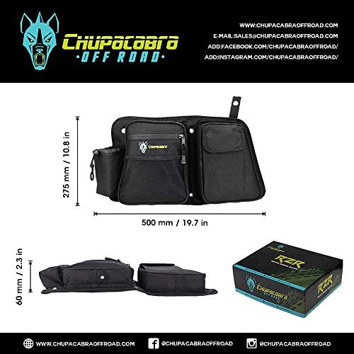 Chupacabra Offroad CH015 RZR Rear Door Bags - The Backseat RZR Door Bags are Compatible with 2014-2020 RZR XP 4 1000 Turbo S900 (Left and Right UTV Storage Bags Included)