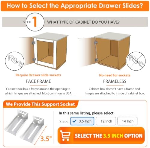 hbl'10 pairs soft close drawer slides 22 inch,full shown in use