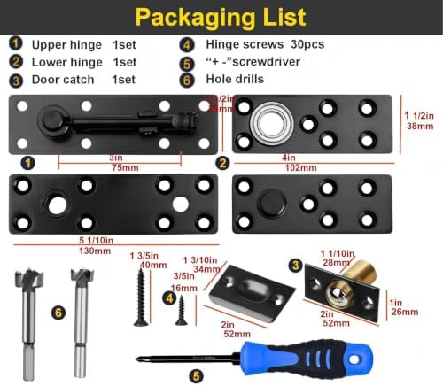hidden door pivot hinge,600lbs load-bearing,thickened solid steel showing dimensions