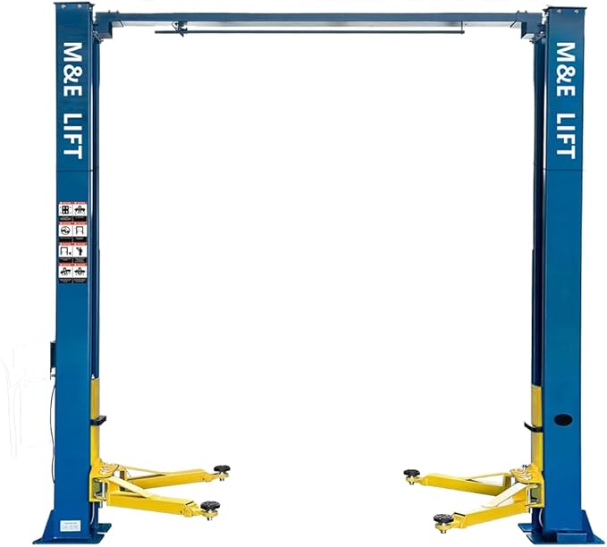 ME 9000lbs 110v 2 Post Lift Max. Lifting Height 74.8" 2 Post Car Lift Auto Lift - Image 9