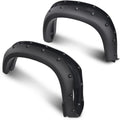 DOTCOM Fender Flares Fit Chevy Silverado 1500 2019-2021(Not for 2019 LD) | Not Fit GMC Sierra,Smooth Pocket Riveted Style,Wheel Arch Cover Trim,Rustproof & UV Resistant,Front and Rear