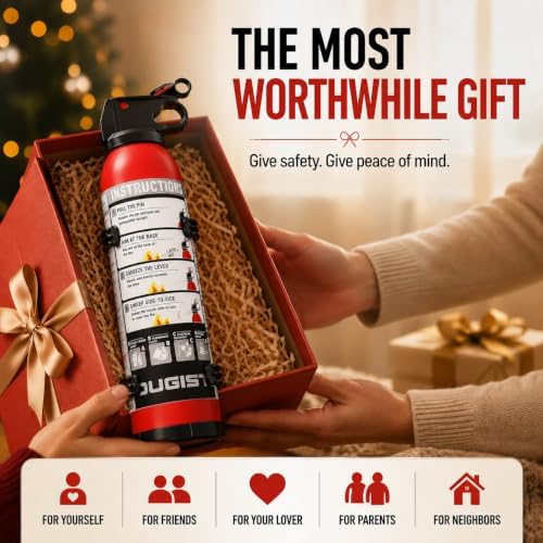 Small Fire Extinguisher for Home & Car – (2-Pack, 1.32lb Each) Portable A...