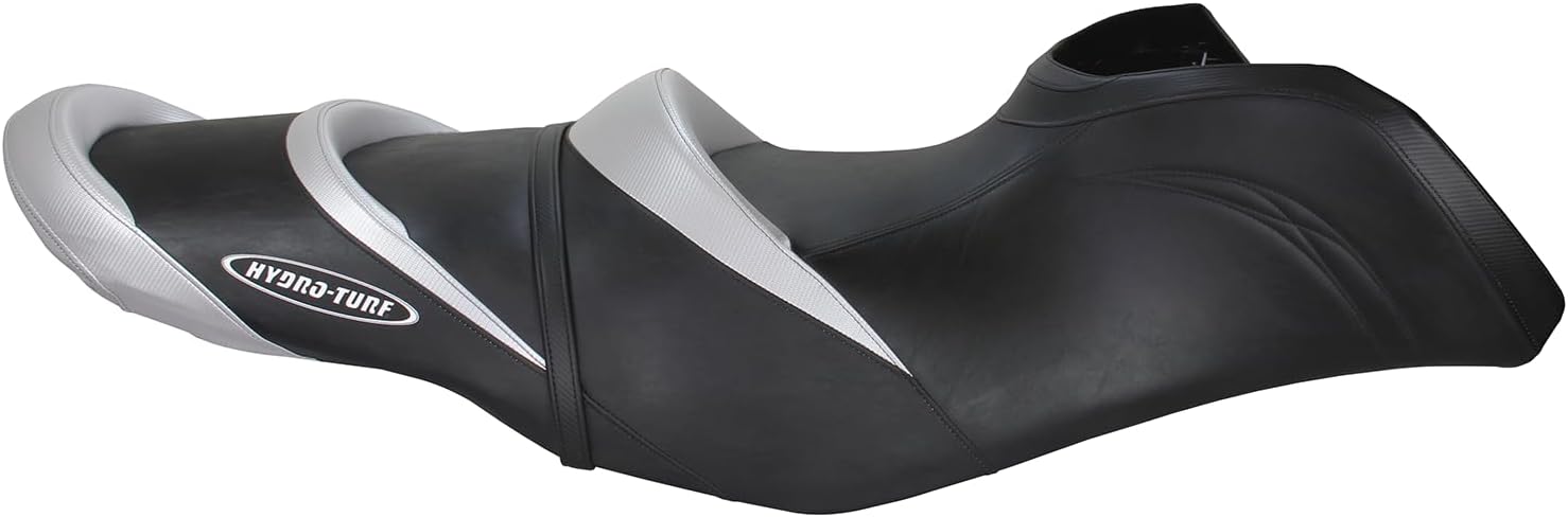 Hydro-Turf Seat Cover for Sea-Doo GTX LTD 215/260/300/GTX/GTX-S 155 (16-17) Colorway (Black/Silver)